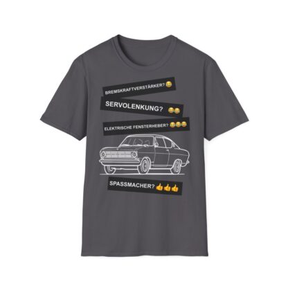 T-Shirt, Opel Kadett B Coupe, Weiß, Deutscher Text, Spaßmacher – Bild 8