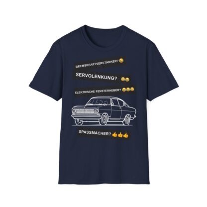 T-Shirt, Opel Kadett B Coupe, Weiß, Deutscher Text, Spaßmacher – Bild 9