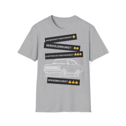 T-Shirt, Opel Kadett B Coupe, Weiß, Deutscher Text, Spaßmacher – Bild 10