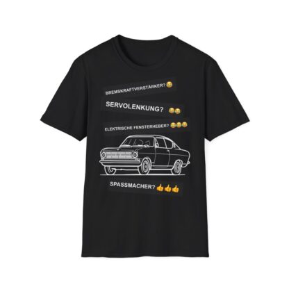 T-Shirt, Opel Kadett B Coupe, Weiß, Deutscher Text, Spaßmacher – Bild 4