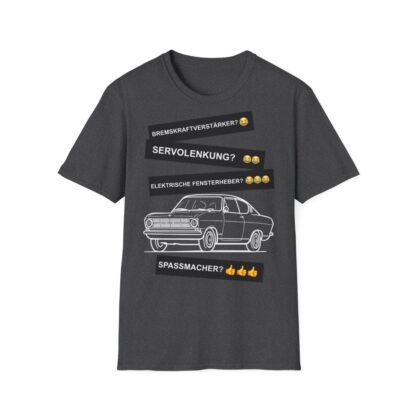 T-Shirt, Opel Kadett B Coupe, Weiß, Deutscher Text, Spaßmacher