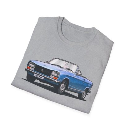 T-Shirt, Peugeot 304 Cabrio, Blau – Bild 2