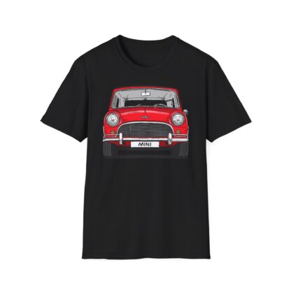 T-Shirt, Mini, Strichzeichnung, Rot, mit Kennzeichen personalisierbar – Bild 2