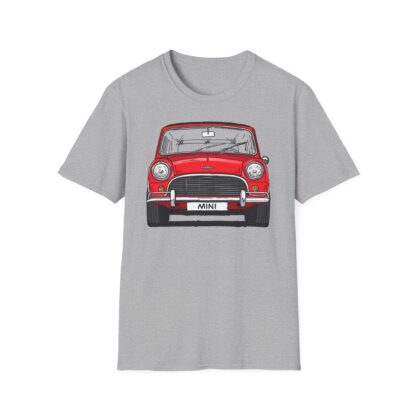 T-Shirt, Mini, Strichzeichnung, Rot, mit Kennzeichen personalisierbar – Bild 3