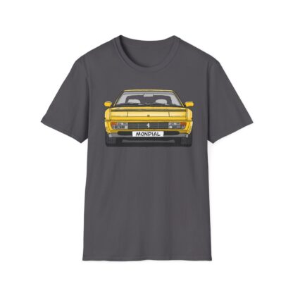 T-Shirt, Ferrari Mondial t, Strichzeichnung, Gelb, mit Kennzeichen personalisierbar – Bild 8