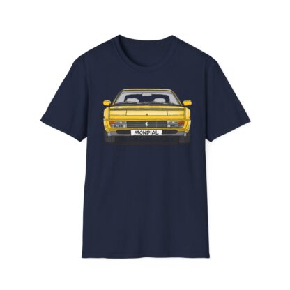 T-Shirt, Ferrari Mondial t, Strichzeichnung, Gelb, mit Kennzeichen personalisierbar – Bild 10