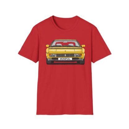 T-Shirt, Ferrari Mondial t, Strichzeichnung, Gelb, mit Kennzeichen personalisierbar – Bild 11