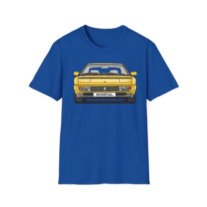 T-Shirt, Ferrari Mondial t, Strichzeichnung, Gelb, mit Kennzeichen personalisierbar – Bild 9