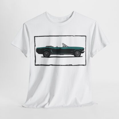 T-Shirt, Ford Mustang Convertible, Seitenansicht, Grün – Bild 3