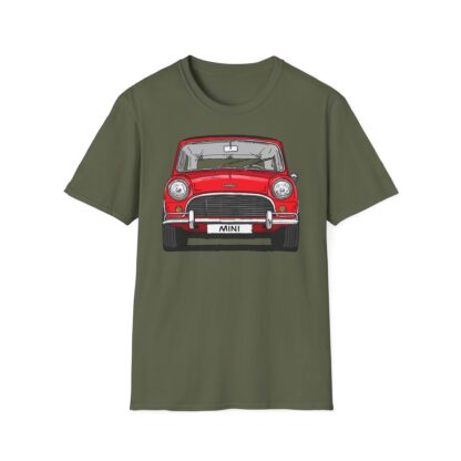 T-Shirt, Mini, Strichzeichnung, Rot, mit Kennzeichen personalisierbar – Bild 4