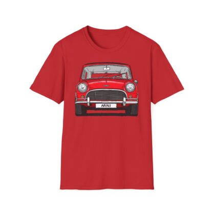 T-Shirt, Mini, Strichzeichnung, Rot, mit Kennzeichen personalisierbar – Bild 9