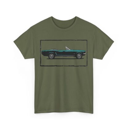 T-Shirt, Ford Mustang Convertible, Seitenansicht, Grün – Bild 7