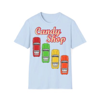 T-Shirt, Porsche 911 Coupé, F-Modell, Ur-Elfer, Candy Shop – Bild 7