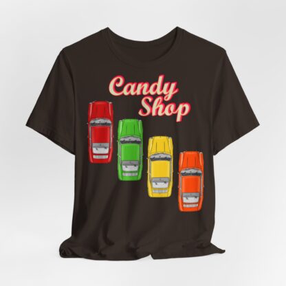 Copy of T-Shirt, Porsche 911 Coupé, F-Modell, Ur-Elfer, Candy Shop – Bild 6