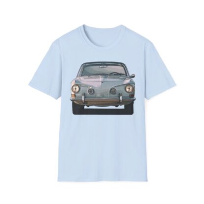 T-Shirt, Karmann-Ghia Typ34, beidseitig bedruckt, Grau, mit Kennzeichen personalisierbar – Bild 7