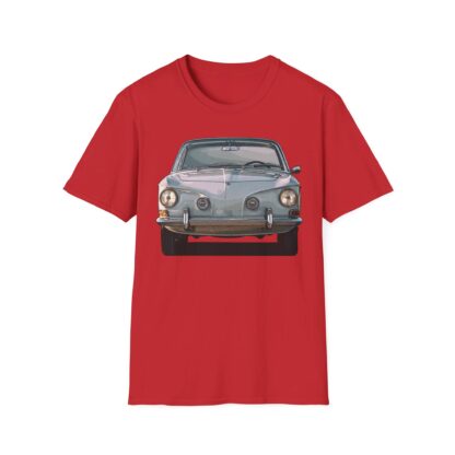 T-Shirt, Karmann-Ghia Typ34, beidseitig bedruckt, Grau, mit Kennzeichen personalisierbar – Bild 11