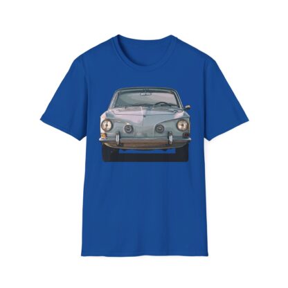 T-Shirt, Karmann-Ghia Typ34, beidseitig bedruckt, Grau, mit Kennzeichen personalisierbar – Bild 9