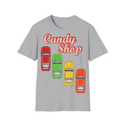 T-Shirt, Porsche 911 Coupé, F-Modell, Ur-Elfer, Candy Shop – Bild 5