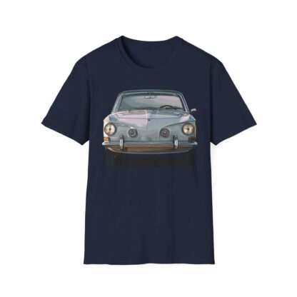 T-Shirt, Karmann-Ghia Typ34, beidseitig bedruckt, Grau, mit Kennzeichen personalisierbar – Bild 10