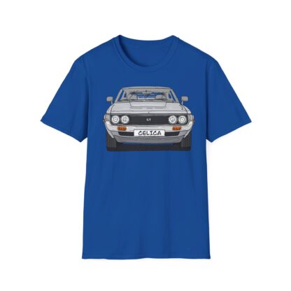 T-Shirt, Toyota Celica, Strichzeichnung, Silber, eigenes Kennzeichen möglich – Bild 7