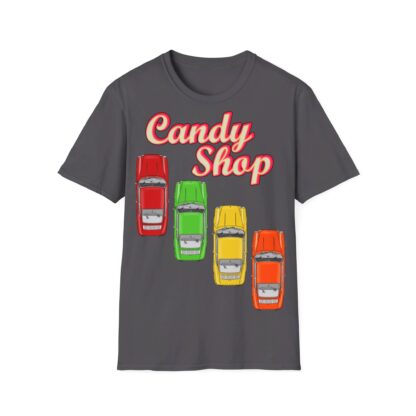 T-Shirt, Porsche 911 Coupé, F-Modell, Ur-Elfer, Candy Shop – Bild 8