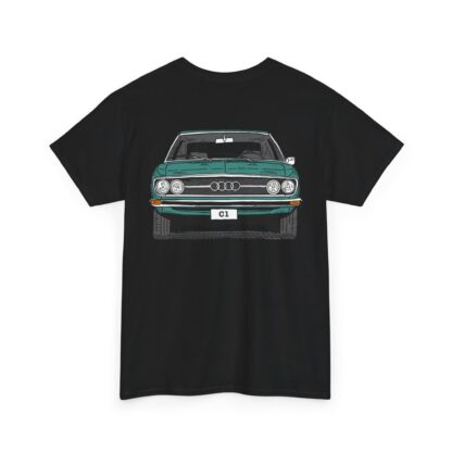 T-Shirt, Audi 100 C1, Grün, beidseitig bedruckt – Bild 8