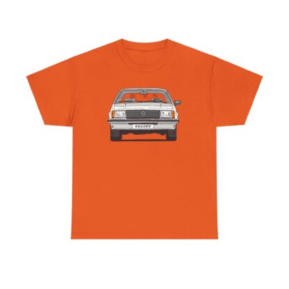 T-Shirt, Opel Rekord E, Strichzeichnung, Weiß, mit Kennzeichen personalisierbar – Bild 8