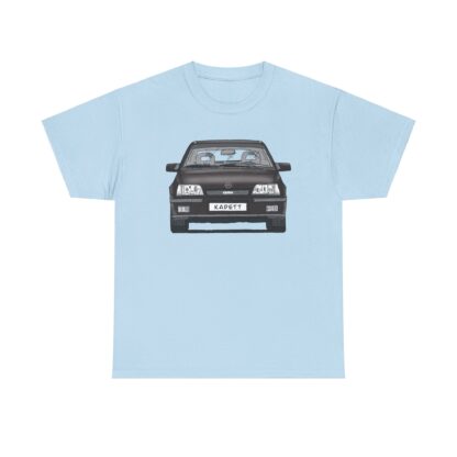 T-Shirt, Opel Kadett E, GSi, Strichzeichnung, Schwarz, Wunsch-Kennzeichen möglich – Bild 4