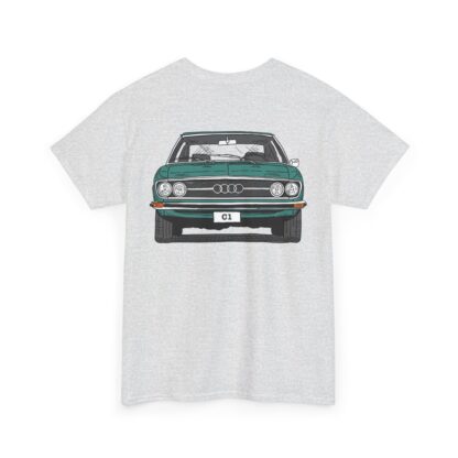 T-Shirt, Audi 100 C1, Grün, beidseitig bedruckt – Bild 6