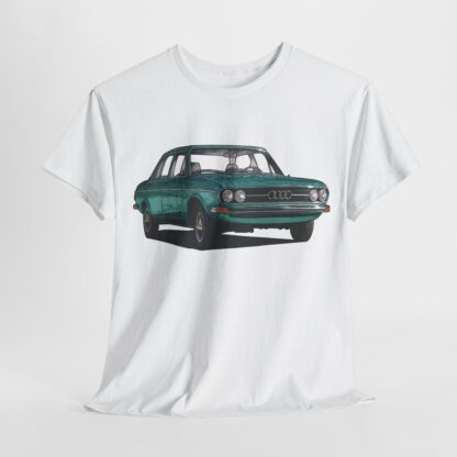 T-Shirt, Audi 100 C1, Grün, beidseitig bedruckt – Bild 3