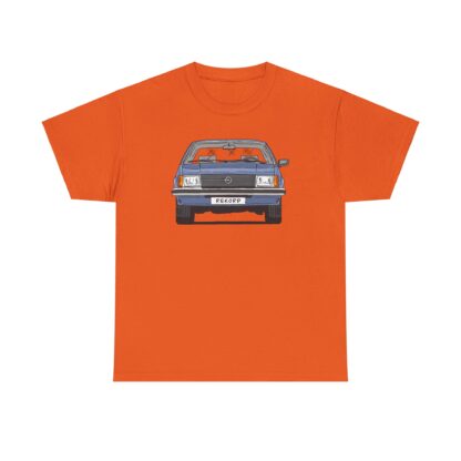 T-Shirt, Opel Rekord E, Strichzeichnung, Blau, mit Kennzeichen personalisierbar – Bild 8