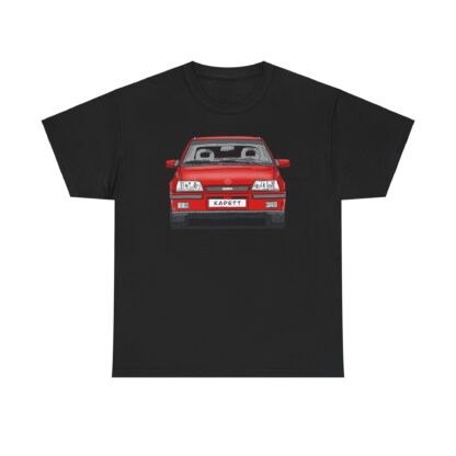 T-Shirt, Opel Kadett E, GSi, Strichzeichnung, Rot, Wunsch-Kennzeichen möglich – Bild 13