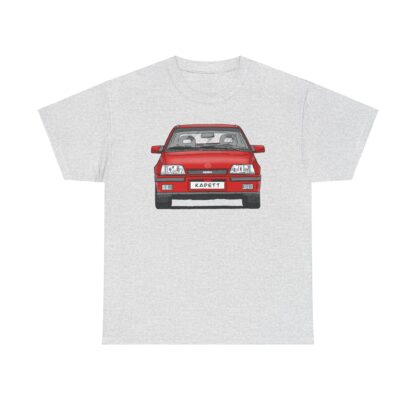 T-Shirt, Opel Kadett E, GSi, Strichzeichnung, Rot, Wunsch-Kennzeichen möglich – Bild 18