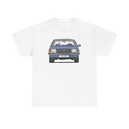 T-Shirt, Opel Rekord E, Strichzeichnung, Blau, mit Kennzeichen personalisierbar – Bild 12