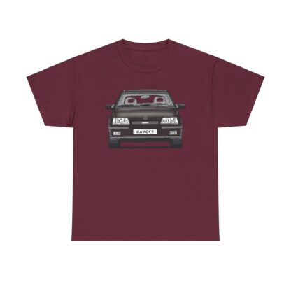 T-Shirt, Opel Kadett E, GSi, Strichzeichnung, Schwarz, Wunsch-Kennzeichen möglich – Bild 17