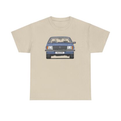 T-Shirt, Opel Rekord E, Strichzeichnung, Blau, mit Kennzeichen personalisierbar – Bild 11