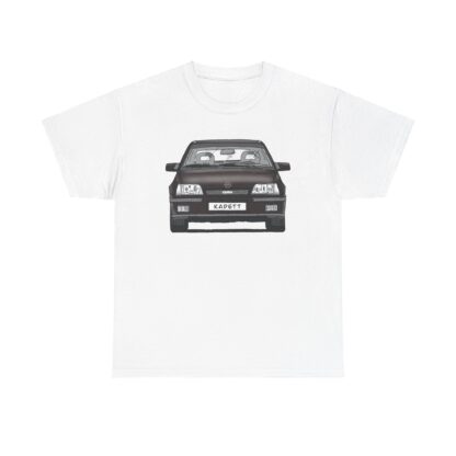 T-Shirt, Opel Kadett E, GSi, Strichzeichnung, Schwarz, Wunsch-Kennzeichen möglich – Bild 12