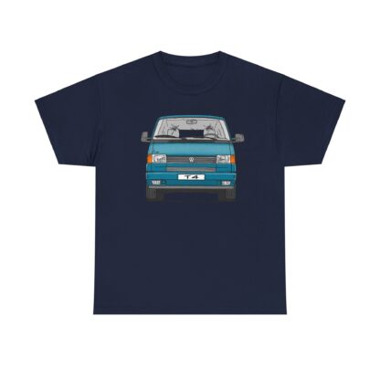 T-Shirt, VW T4, Bulli, Strichzeichnung, Grün, mit Kennzeichen personalisierbar – Bild 7