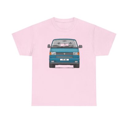 T-Shirt, VW T4, Bulli, Strichzeichnung, Grün, mit Kennzeichen personalisierbar – Bild 4