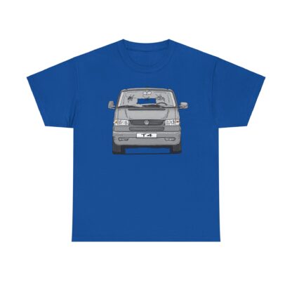 T-Shirt, VW T4 GP, Bulli, Strichzeichnung, Silbergrau, mit Kennzeichen personalisierbar – Bild 8