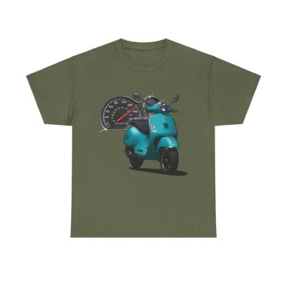 T-Shirt, Vespa GTS 300, Türkis, Vmax mit Tacho – Bild 7