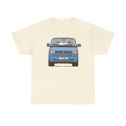 T-Shirt, VW T4, Bulli, Strichzeichnung, Blau, mit Kennzeichen personalisierbar – Bild 5