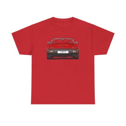 T-Shirt, Triumph TR7, Strichzeichnung, Rot, Wunsch-Kennzeichen möglich – Bild 10