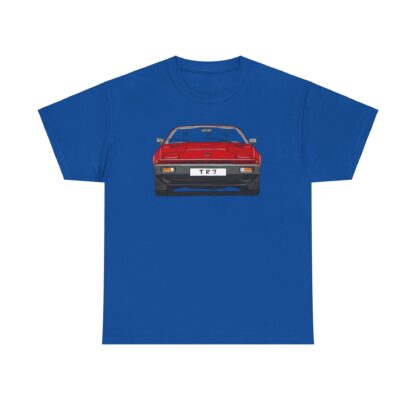 T-Shirt, Triumph TR7, Strichzeichnung, Rot, Wunsch-Kennzeichen möglich – Bild 11