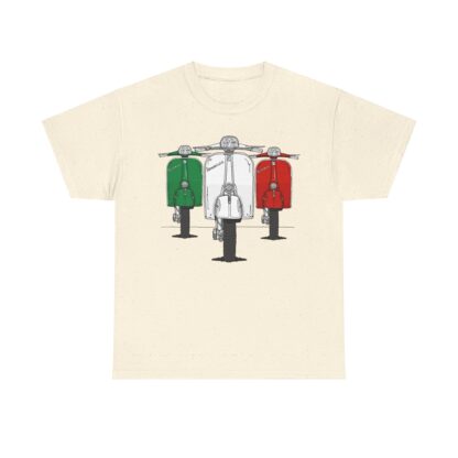 T-Shirt, Vespa, Tricolore, Piaggio, Super Sport, Strichzeichnung – Bild 4