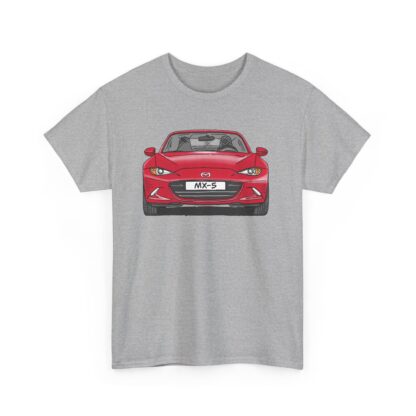 T-Shirt, Mazda MX-5 ND RF, Strichzeichnung, Rot, Front