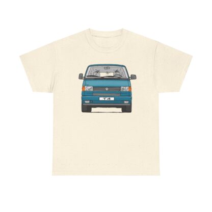 T-Shirt, VW T4, Bulli, Strichzeichnung, Grün, mit Kennzeichen personalisierbar – Bild 5