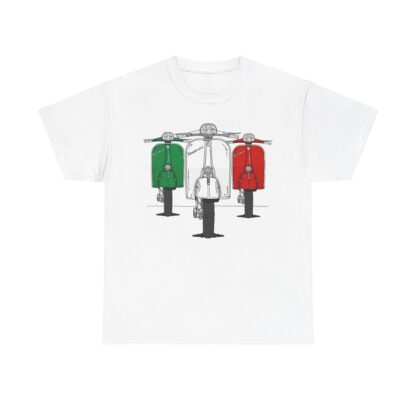 T-Shirt, Vespa, Tricolore, Piaggio, Super Sport, Strichzeichnung – Bild 2