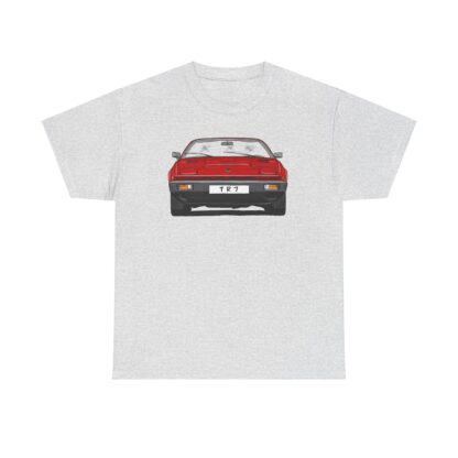 T-Shirt, Triumph TR7, Strichzeichnung, Rot, Wunsch-Kennzeichen möglich – Bild 17