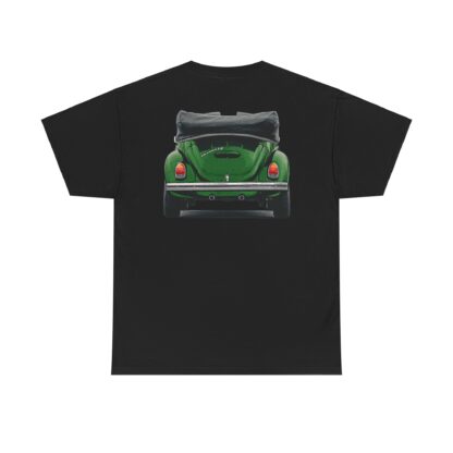 T-Shirt, VW Käfer Cabrio, 1302, Strichzeichnung, Grün, mit Kennzeichen personalisierbar – Bild 10